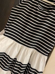 Striped Sleeveless Casual Dress