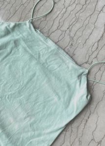 Mint Green Spaghetti Strap Bodysuit