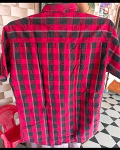 Red &amp; Black Checked Shirt