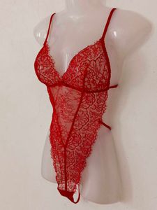 SEXY RED BODYSUIT