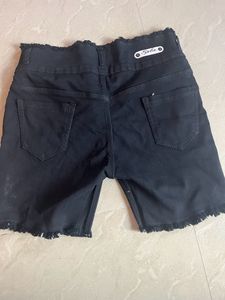 Black Denim Shorts Size 32