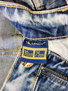 Acid Wash Denim Jeans