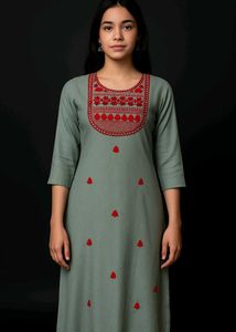Elegant Embroidered Kurti