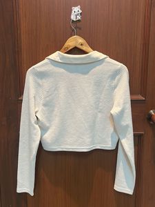 H&amp;M Cream Knit Top