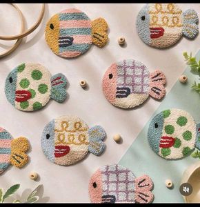 Handmade Punch Needle Coasters