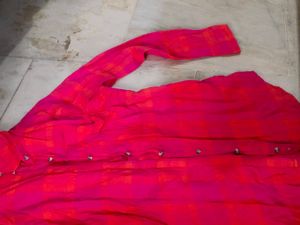 Pink Plaid Overshirt