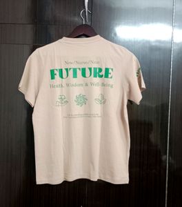 Beige Color T Shirt For Women