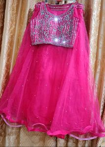 Rose Pink Beautiful Lehenga