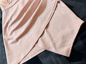 Women Fit Pink Midi Dress
