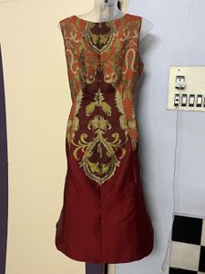Korean Pinterest Women Maroon Self-designed