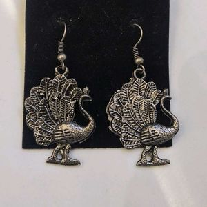 Peacock Dangle Earrings