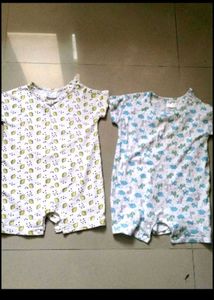 kookie kids Baby Rompers (Set of 2) 12-18 months