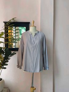 Summer Loose Bling Cotton Silk Blend Shirt