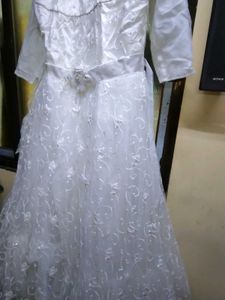 white Ethnic Gown
