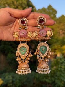 Gold Plated Light Weight Handcrafted Jhumki