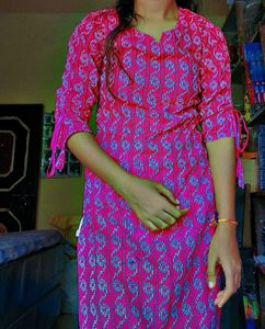 Pink Patterned Nightgown