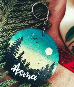 Customizable Painted Keychain