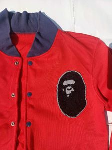 🔥 Rare BAPE Varsity Jacket – Size L (26 xb  21)