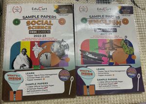 Educart Sample Papers-English & Social Studies