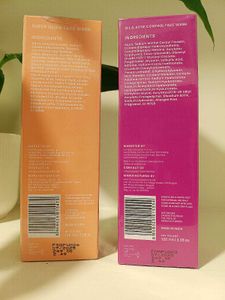 2 SEALED PACK FACEWASH