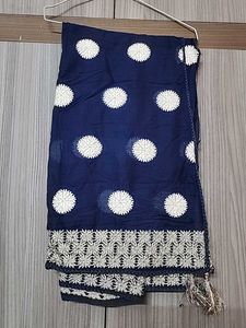 Navy Blue Kurti With Dupatta