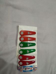 Pair Of 25 Multicolor Tictac Hair Pins For Girls