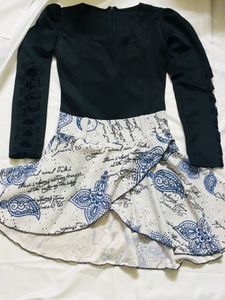 Floral Print Mini Skirt