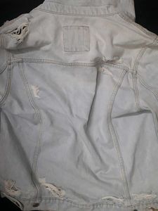 Zara Distressed Denim Jacket