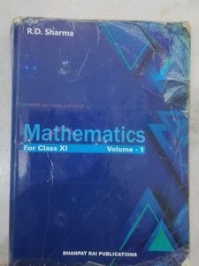 R.D. Sharma Mathematics XI
