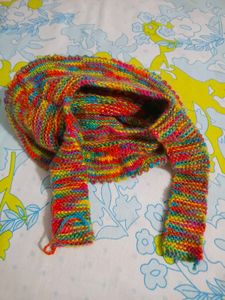 Free Delivery ComboRainbow Knit Hat with Ear Flaps
