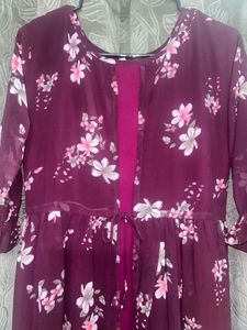 Floral Print Midi Dress