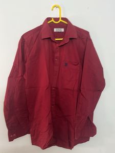 ✨ U.S. Polo Assn. Men’s Casual Shirt – Maroon ✨