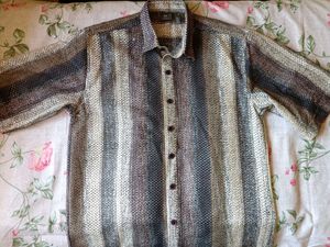 Striped Button-Down Shirt