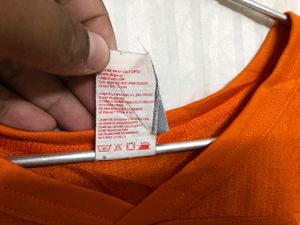 Flcxnit Orange Long Sleeve Jersey