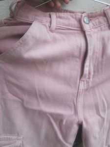 Pink Denim Jeans