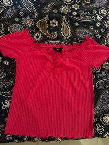 Pink Crop Top