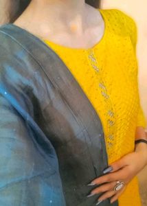 Elegant Yellow Kurta Set
