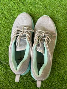 Grey Blue Shoes