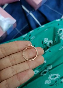 GIVA 925 Real Silver Rose Gold Ring