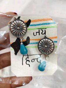 Bohemian Silver Dangle Earrings