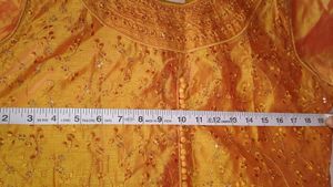 New Mustard Chinkari Kurti