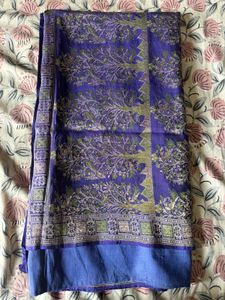 Pure Goergette khaddi weave banarasi saree