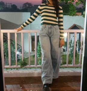 Striped Knit Sweater