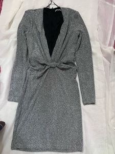 Sparkly Silver Party Dress