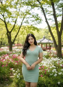 Cute Green Mini Dress