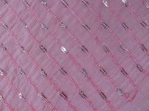 Pink Sequined Fabric