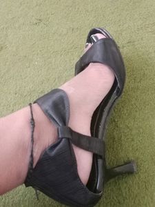 Stylish Black Heel(38)