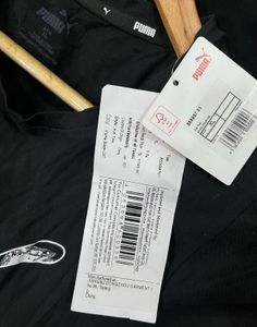 PUMA BLACK CASUAL T SHIRT