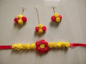 Floral Jewellery(Chokar Set)