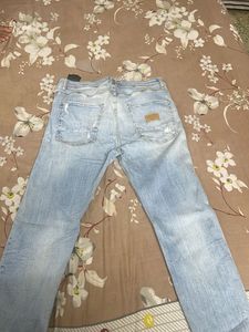 Light Wash Distressed Jeans